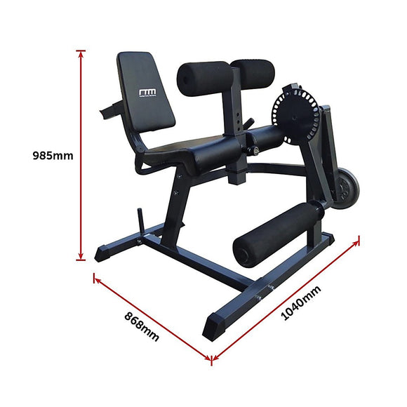 Leg Extension Curl Machine – Adjustable Home Gym Quad & Hamstring Workout Bench