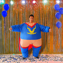 Super Hero Fancy Dress Inflatable Suit - Fan Operated Costume-2