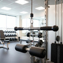 Randy & Travis Rubber Coated Solid Straight Bar Attachment for Cable Machines-2