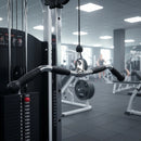 Randy & Travis Rubber-Coated Revolving Curl Row Bar Attachment for Gyms-2