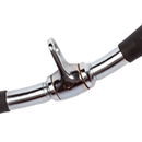 Randy & Travis Rubber-Coated Revolving Curl Row Bar Attachment for Gyms-7