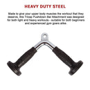 Randy & Travis Rubber-Coated Tricep Pushdown Bar Attachment-9