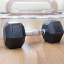 10KG Commercial Rubber Hex Dumbbell Gym Weight-4