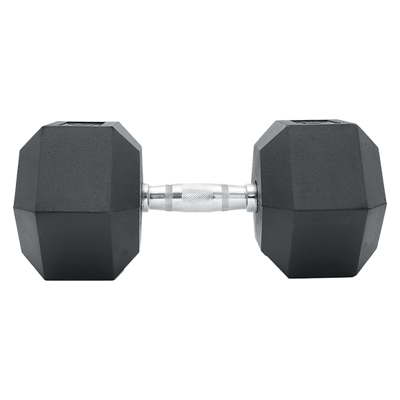 25KG Commercial Rubber Hex Dumbbell Gym Weight