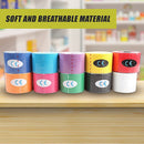 10 Rolls Muscle & Injury Kinesiology Sports Tape 5m x 5cm – Waterproof Support-9