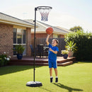 Netball Ring with Stand Portable Pole Height Adjustable-2