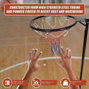 Netball Ring with Stand Portable Pole Height Adjustable-6