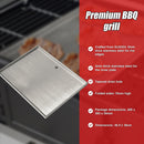 Stainless Steel BBQ Grill Hot Plate 46.5 x 38CM Premium 304 Grade-9