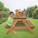 Sand & Water Wooden Picnic Table-5