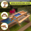 Sand & Water Wooden Picnic Table-7