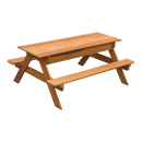 Sand & Water Wooden Picnic Table-4