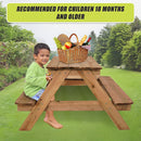 Sand & Water Wooden Picnic Table-8