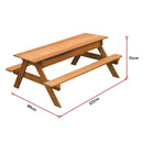 Sand & Water Wooden Picnic Table-11