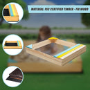 Wooden Kids Backyard Sandbox Children Outdoor Play Toy Sandpit-8