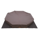 Kids Sand Pit Large Octagonal Wooden Sandpit-4