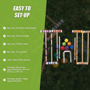 Croquet Set For Up To 6 Players Complete Outdoor Lawn Game Set For Family Gatherings And Events-5
