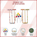 Croquet Set For Up To 6 Players Complete Outdoor Lawn Game Set For Family Gatherings And Events-7