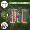 Croquet Set For Up To 6 Players Complete Outdoor Lawn Game Set For Family Gatherings And Events-8