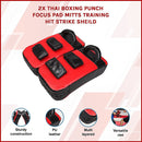 2 x Thai Boxing Punch Focus Pad Mitts Training Hit Strike Shield-3