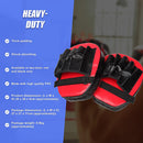 2 x Thai Boxing Punch Focus Gloves Kit Training Red & Black-9