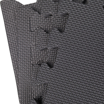 4 Tiles EVA Interlocking Gym Floor Mats – Home Fitness Puzzle Exercise Mat Set - 0