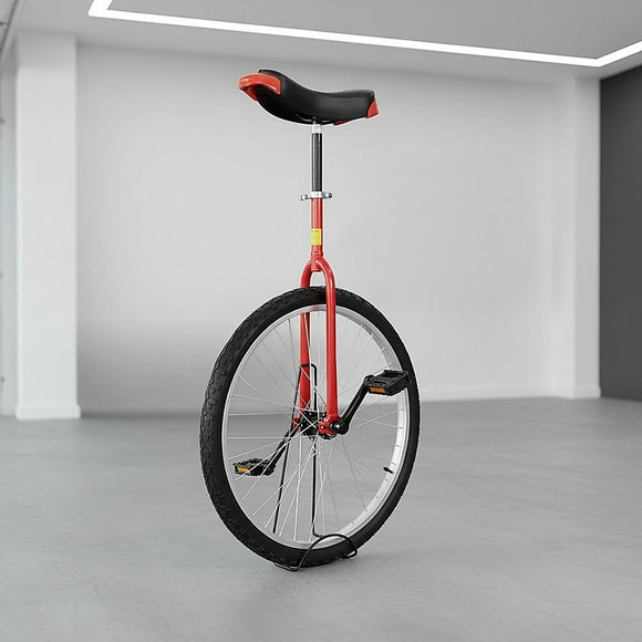 24 Inch Pro Circus Unicycle for Performance Training Indoor Show Use