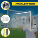 8' x 5' Soccer Football Goal Foot Portable Net Quick Set Up-6