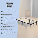 Single Metal Bed Frame - Bedroom Furniture-10