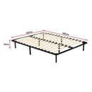 Queen Metal Bed Frame - Bedroom Furniture-12