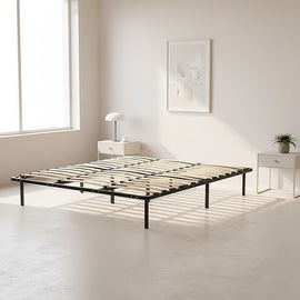 King Metal Bed Frame - Bedroom Furniture - 0