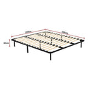 King Metal Bed Frame - Bedroom Furniture-10