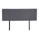 Linen Fabric Queen Bed Headboard Bedhead - Grey-5