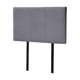 Linen Fabric Single Bed Headboard Bedhead - Grey