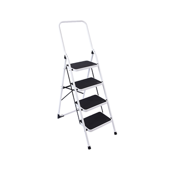 Foldable Non Slip 4 Step Steel Ladder