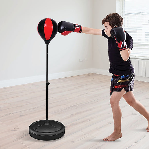 Kids Boxing Punching Bag Set – Children’s Training Gloves & Fitness Stand