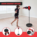 Kids Boxing Punching Bag Set – Children’s Training Gloves & Fitness Stand-7