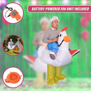 CHICKEN Fancy Dress Inflatable Suit - Fan Operated Costume-8