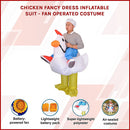CHICKEN Fancy Dress Inflatable Suit - Fan Operated Costume-3