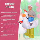 CHICKEN Fancy Dress Inflatable Suit - Fan Operated Costume-10