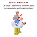 CHICKEN Fancy Dress Inflatable Suit - Fan Operated Costume-11