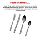 32 Piece Stainless Steel Cutlery Set Knives Fork Spoon Teaspoon-12