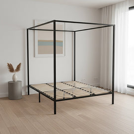4 Four Poster King Bed Frame - 0