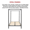 4 Four Poster Queen Bed Frame-5