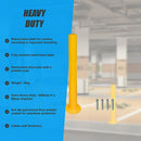 Yellow Heavy Duty Steel Bollard Post-9