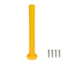 Yellow Heavy Duty Steel Bollard Post-1