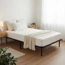 King Single Metal Bed Frame - Bedroom Furniture-7