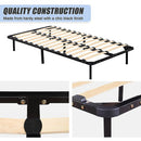 King Single Metal Bed Frame - Bedroom Furniture-8