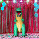 Dinosaur T-Rex Fancy Dress Fan Inflatable Costume Tyrannosaurus Suit-2