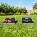 Bean Bag Toss Cornhole Game Set Aluminium Frame Portable Design-4