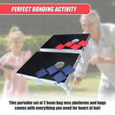Bean Bag Toss Cornhole Game Set Aluminium Frame Portable Design-7